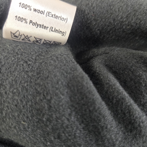 Nepal Handmade Ear Flaps Wool Fleece Lined Winter Hat New with Tags - Picture 9 of 9